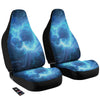 Blue Glowing Giant Lightning In Space Print Car Seat Covers-grizzshop