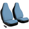 Blue Greek Key Print Pattern Car Seat Covers-grizzshop