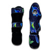 Blue Hummingbird Muay Thai Shin Guards-grizzshop