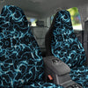 Blue Lightning Explosion Print Pattern Car Seat Covers-grizzshop