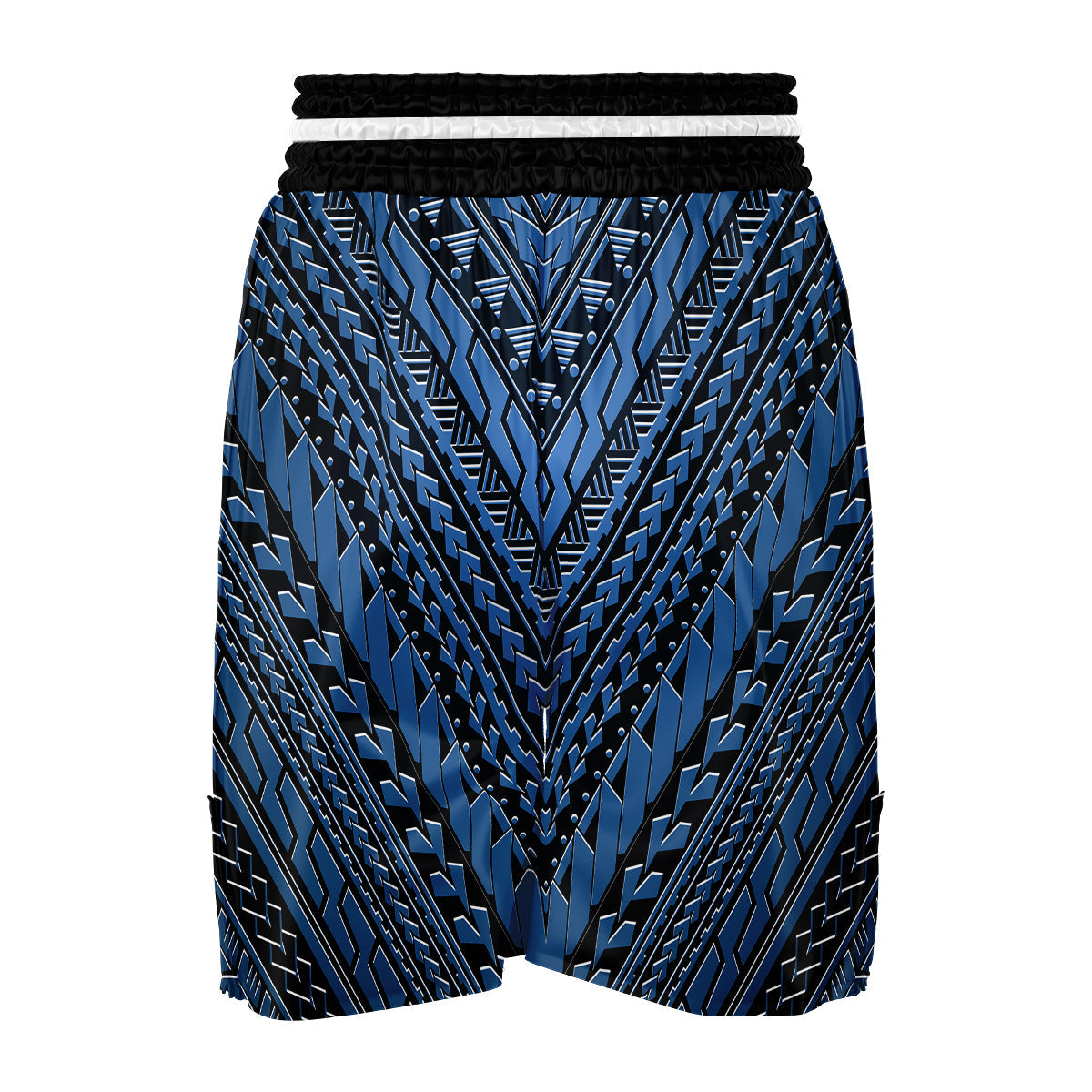 Blue Maori Boxing Shorts-grizzshop