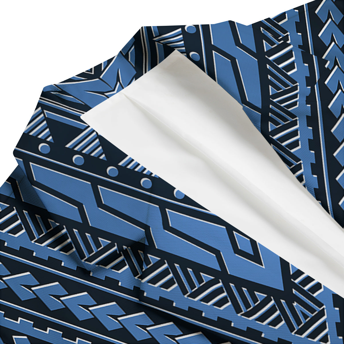 Blue Maori Men's Blazer-grizzshop