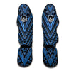 Blue Maori Muay Thai Shin Guards-grizzshop