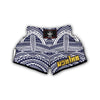 Blue Maori Print Muay Thai Boxing Shorts-grizzshop