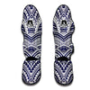 Blue Maori Print Muay Thai Shin Guards-grizzshop