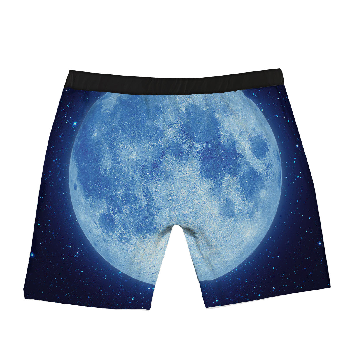 Blue Moon Print Boxer Briefs-grizzshop