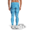 Blue Ocean Glitter Artwork Print Men's Leggings-grizzshop