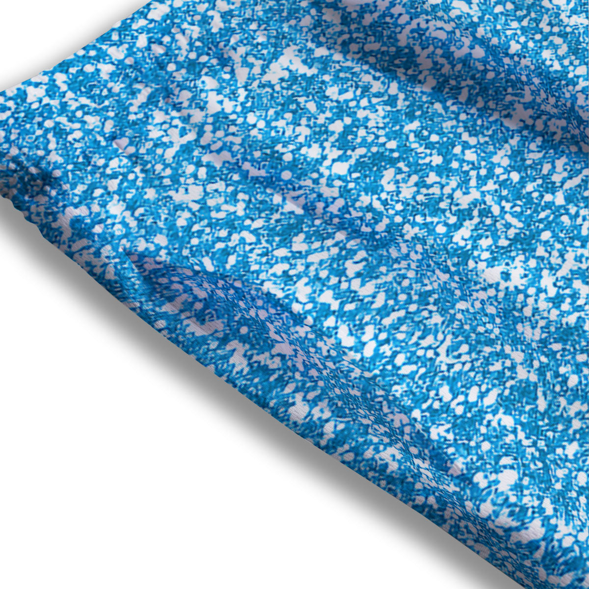 Blue Ocean Glitter Artwork  Print Mesh Shorts