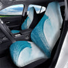 Blue Ocean Wave Print Car Seat Covers-grizzshop