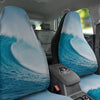 Blue Ocean Wave Print Car Seat Covers-grizzshop