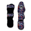 Blue Paisley Muay Thai Shin Guards-grizzshop