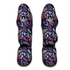 Blue Paisley Muay Thai Shin Guards-grizzshop