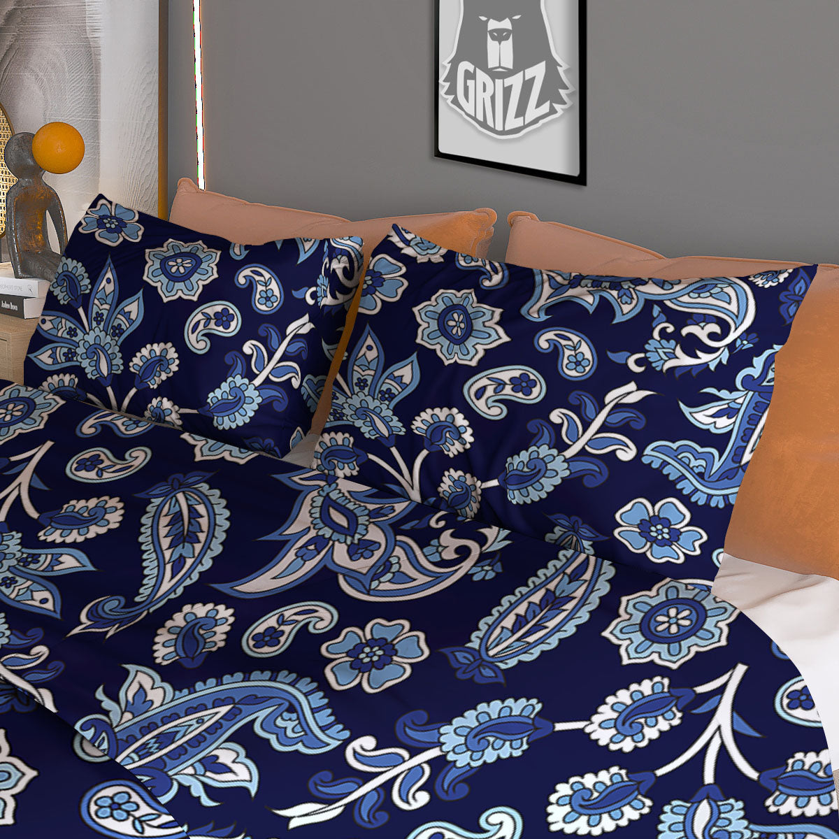 Bohemian Ethnic Mandala Print Pattern Duvet Cover Bedding Set