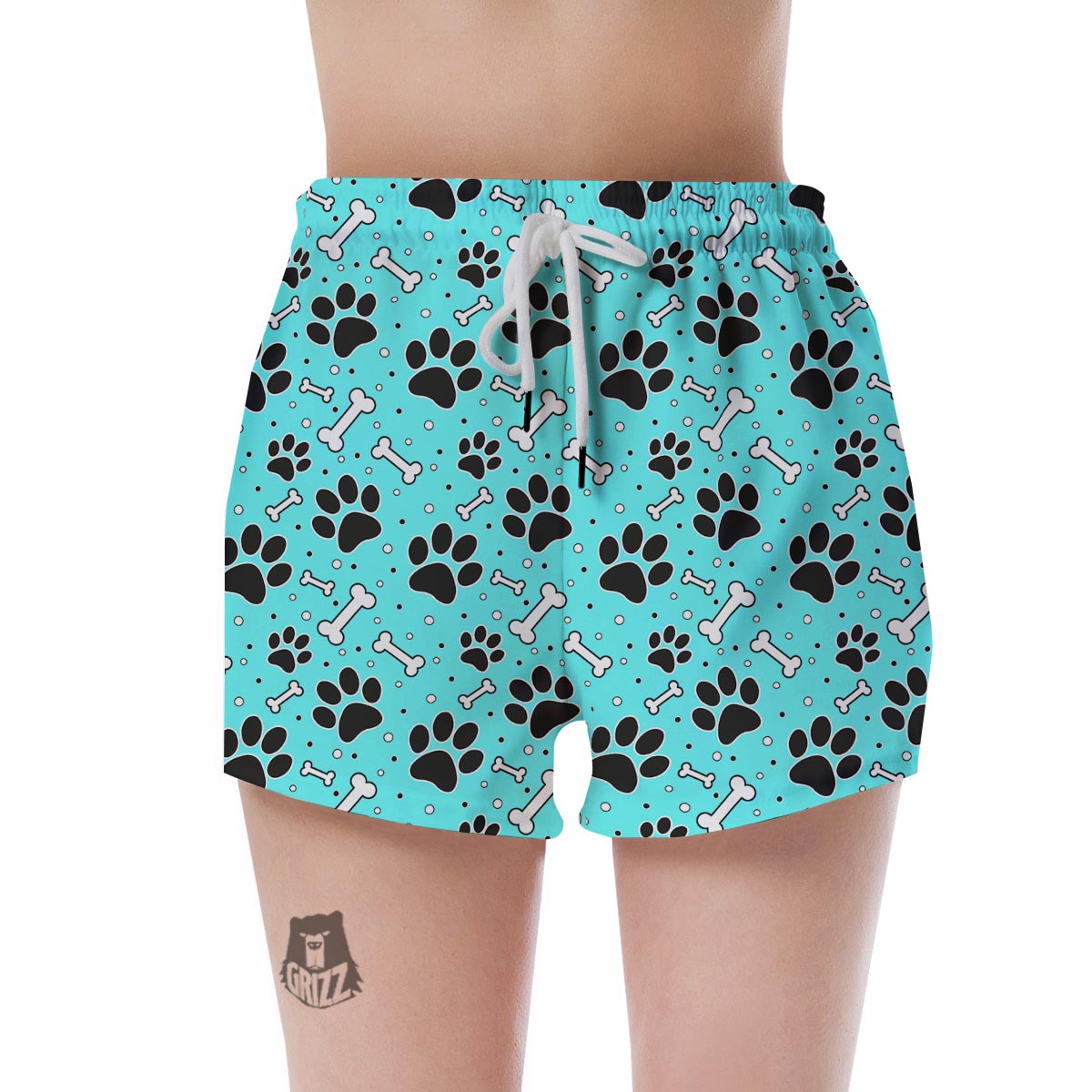 Blue Paw Women's Shorts-grizzshop