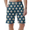 Blue Polka Dot Men's Shorts-grizzshop