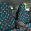 Blue Red Pingpong Print Pattern Car Seat Covers-grizzshop