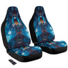 Blue Robot Cyberpunk Print Car Seat Covers-grizzshop