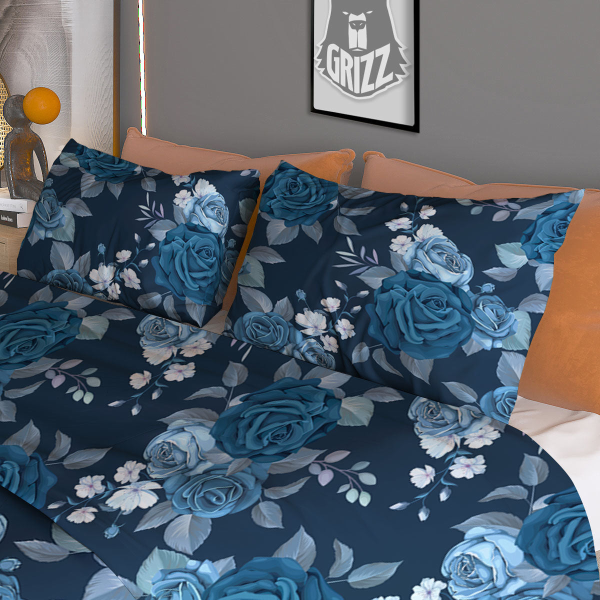 Bee Hive Sweet Honey Print Pattern Duvet Cover Bedding Set