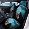 Blue Scary Viper Snake Print Car Seat Covers-grizzshop