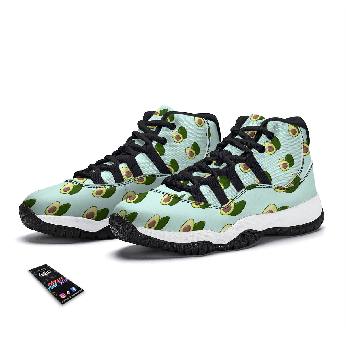 Blue Sky Avocado Black Bball Shoes-grizzshop