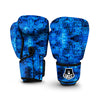 Blue Snakeskin Boxing Gloves-grizzshop