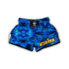 Blue Snakeskin Muay Thai Boxing Shorts-grizzshop