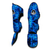 Blue Snakeskin Muay Thai Shin Guards-grizzshop