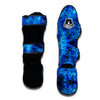 Blue Snakeskin Muay Thai Shin Guards-grizzshop