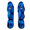 Blue Snakeskin Muay Thai Shin Guards-grizzshop