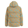 Blue Statue Of Liberty Print Pattern Down Jacket-grizzshop