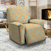 Blue Statue Of Liberty Print Pattern Recliner Slipcover-grizzshop