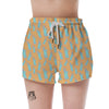 Blue Statue Of Liberty Print Pattern Women's Shorts-grizzshop