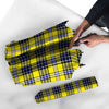 Blue Tartan And Black Yellow Print Pattern Umbrella-grizzshop