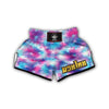 Blue Tie Dye Shibori Muay Thai Boxing Shorts-grizzshop