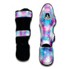 Blue Tie Dye Shibori Muay Thai Shin Guards-grizzshop