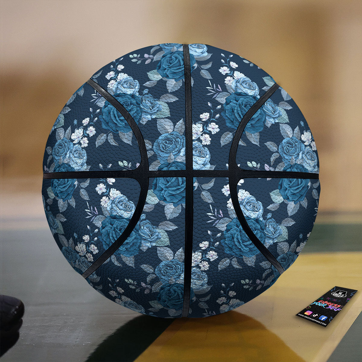 Bee Hive Sweet Honey Print Pattern Basketball