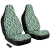 Blueberry And Daisy Print Pattern Car Seat Covers-grizzshop