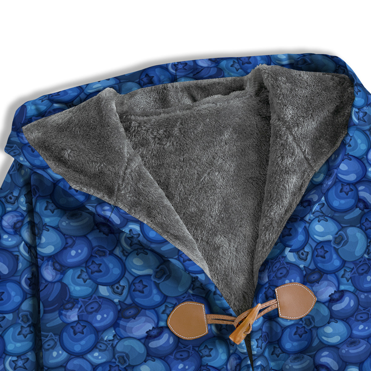 Blueberry Print Pattern Men's Windbreaker Jacket-grizzshop