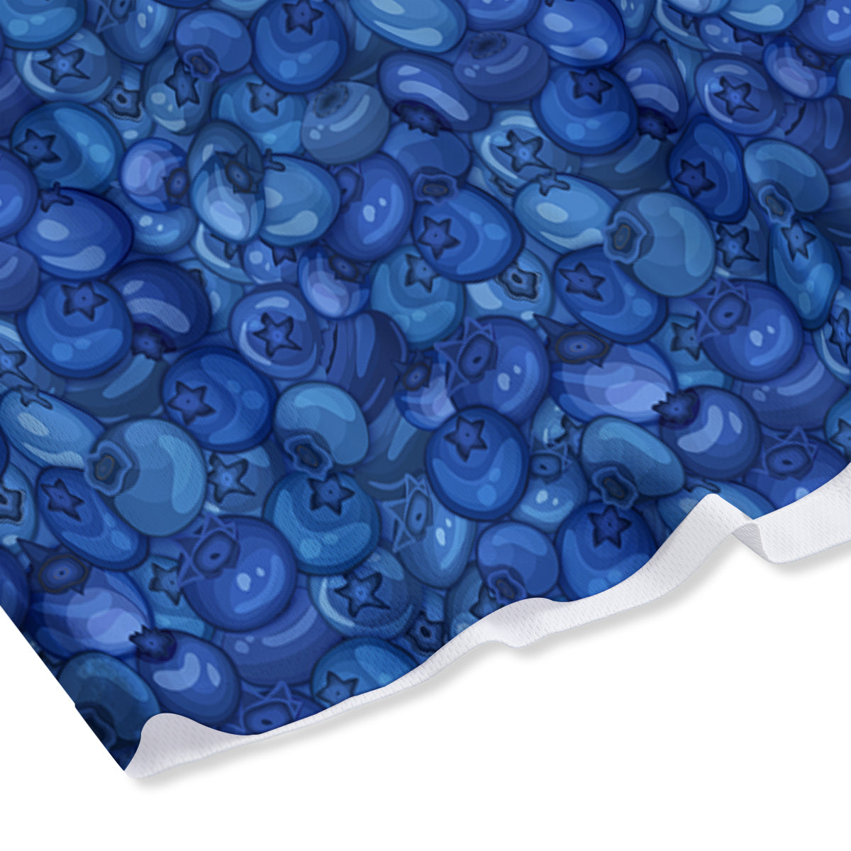 Blueberry Print Pattern Mesh Shorts-grizzshop