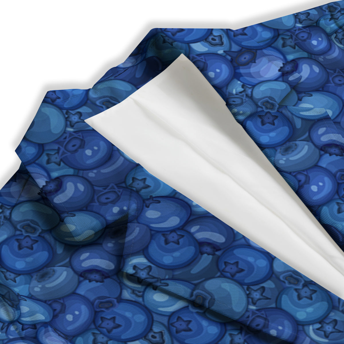 Blueberry Print Pattern Women's Blazer-grizzshop