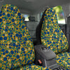 Blueberry Yellow Print Pattern Car Seat Covers-grizzshop