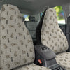 Boar Striped Print Pattern Car Seat Covers-grizzshop