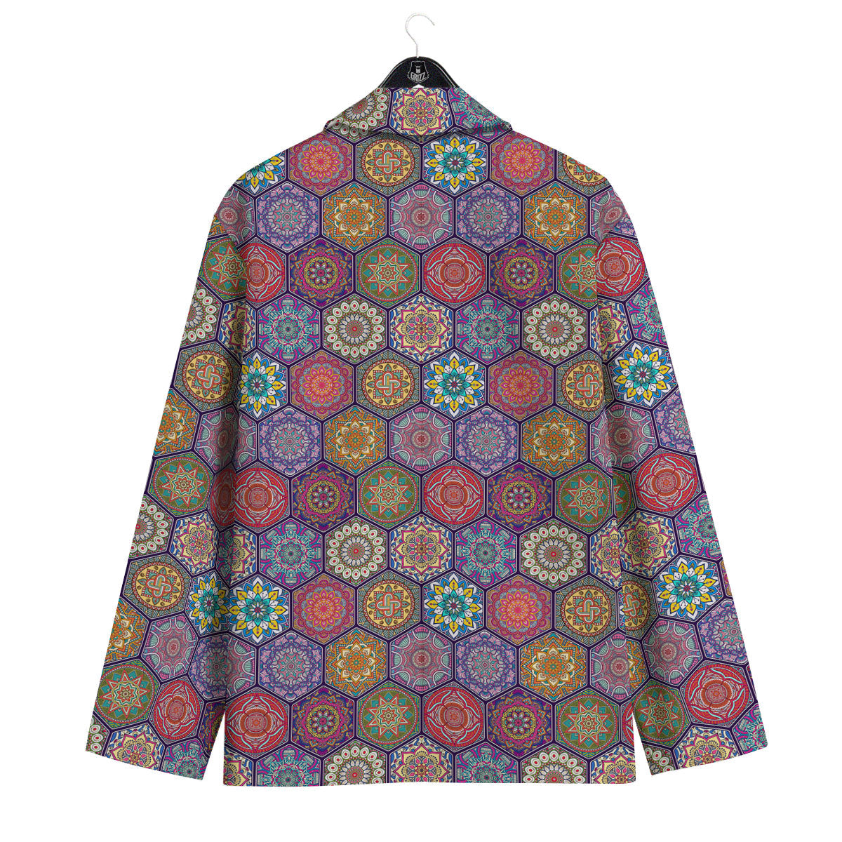 Bohemian Ethnic Mandala Print Pattern Men's Sport Coat-grizzshop