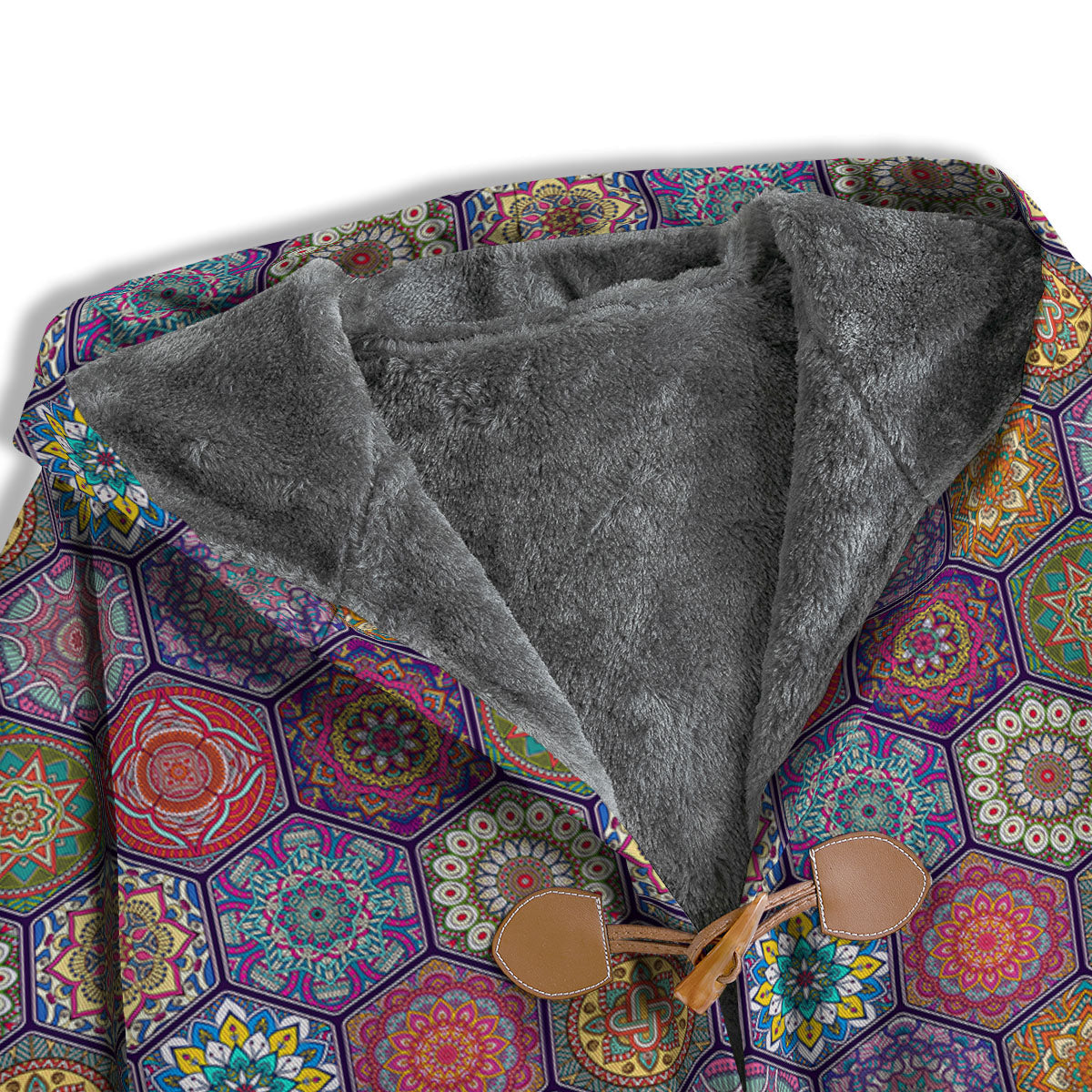 Bohemian Ethnic Mandala Print Pattern Men's Windbreaker Jacket-grizzshop