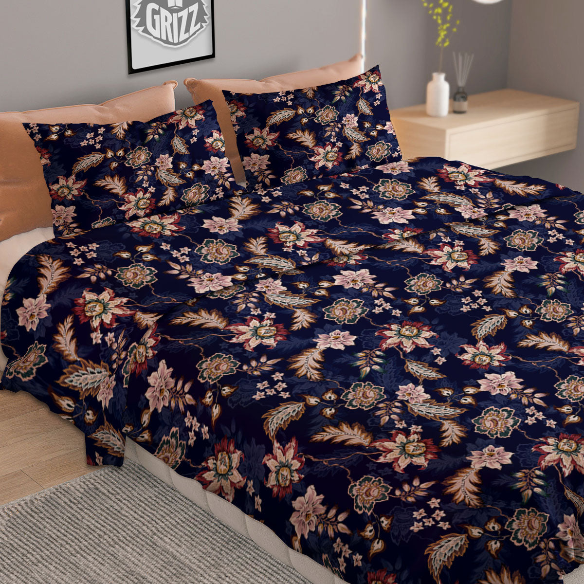 Brain Halloween Print Duvet Cover Bedding Set