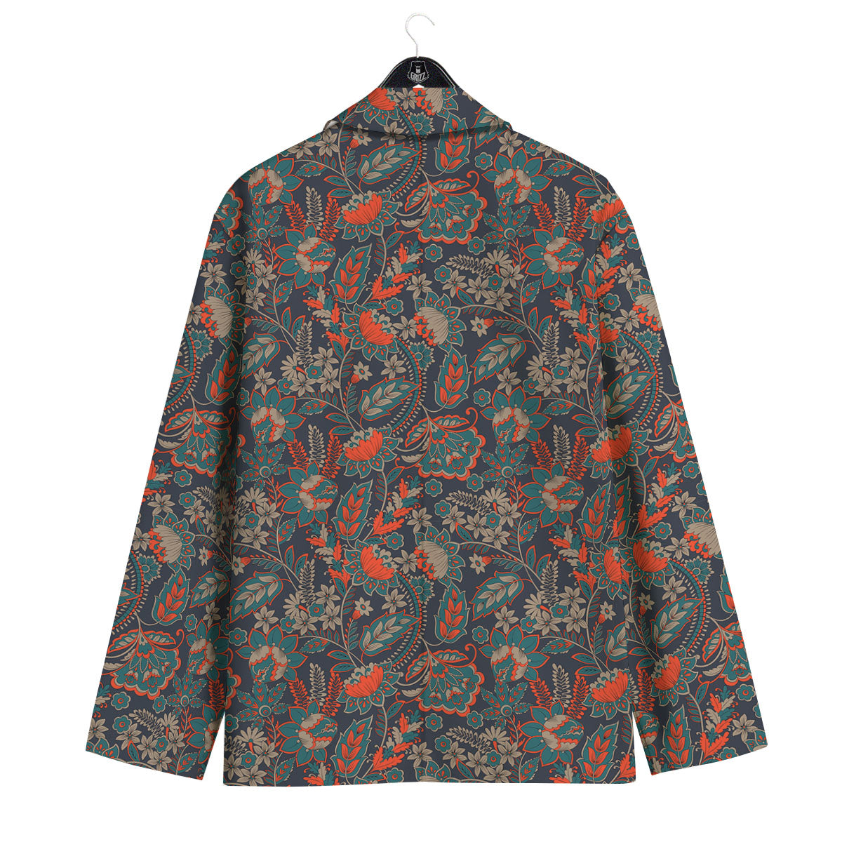 Bohemian Floral Retro Vintage Print Pattern Men's Sport Coat-grizzshop