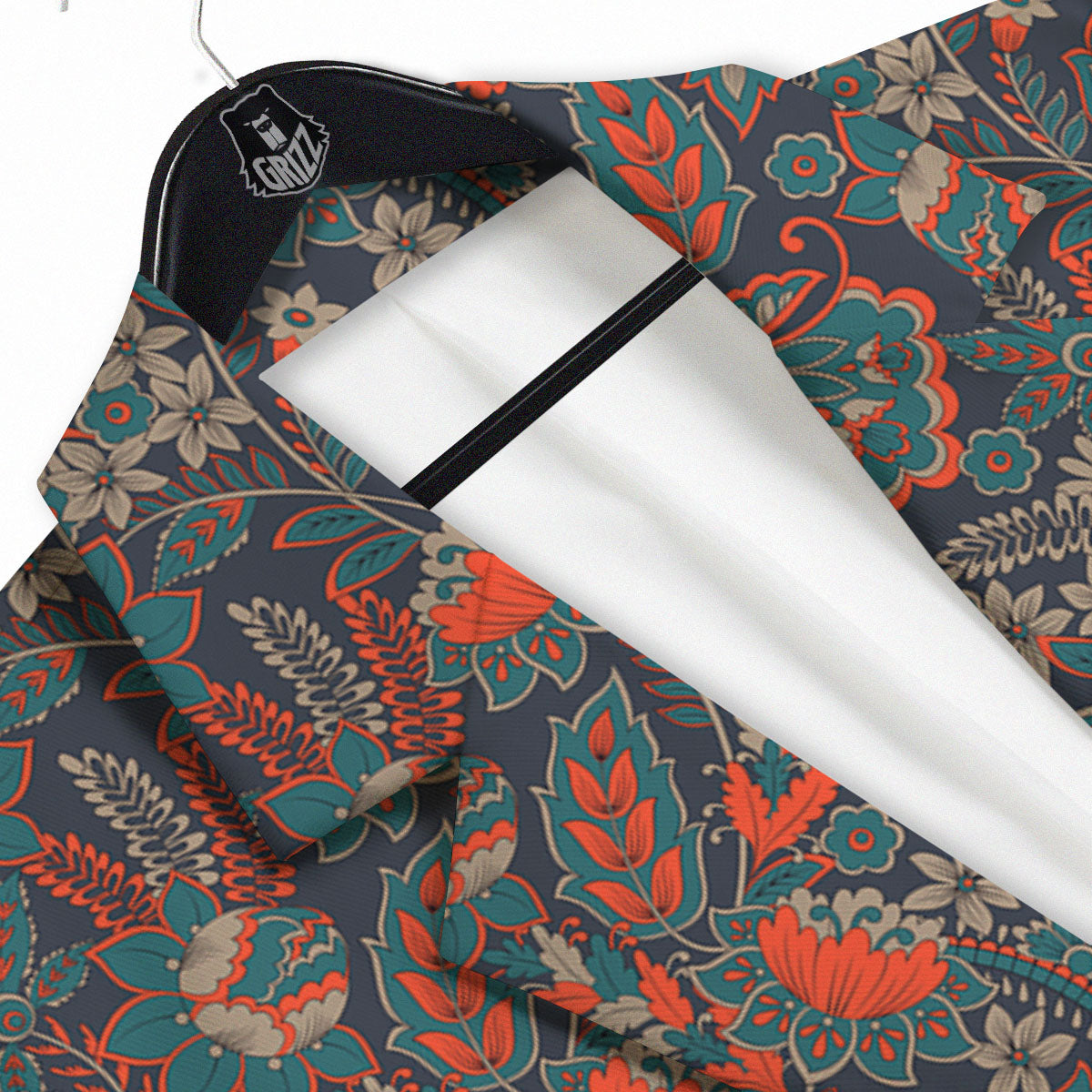 Bohemian Floral Retro Vintage Print Pattern Men's Sport Coat-grizzshop