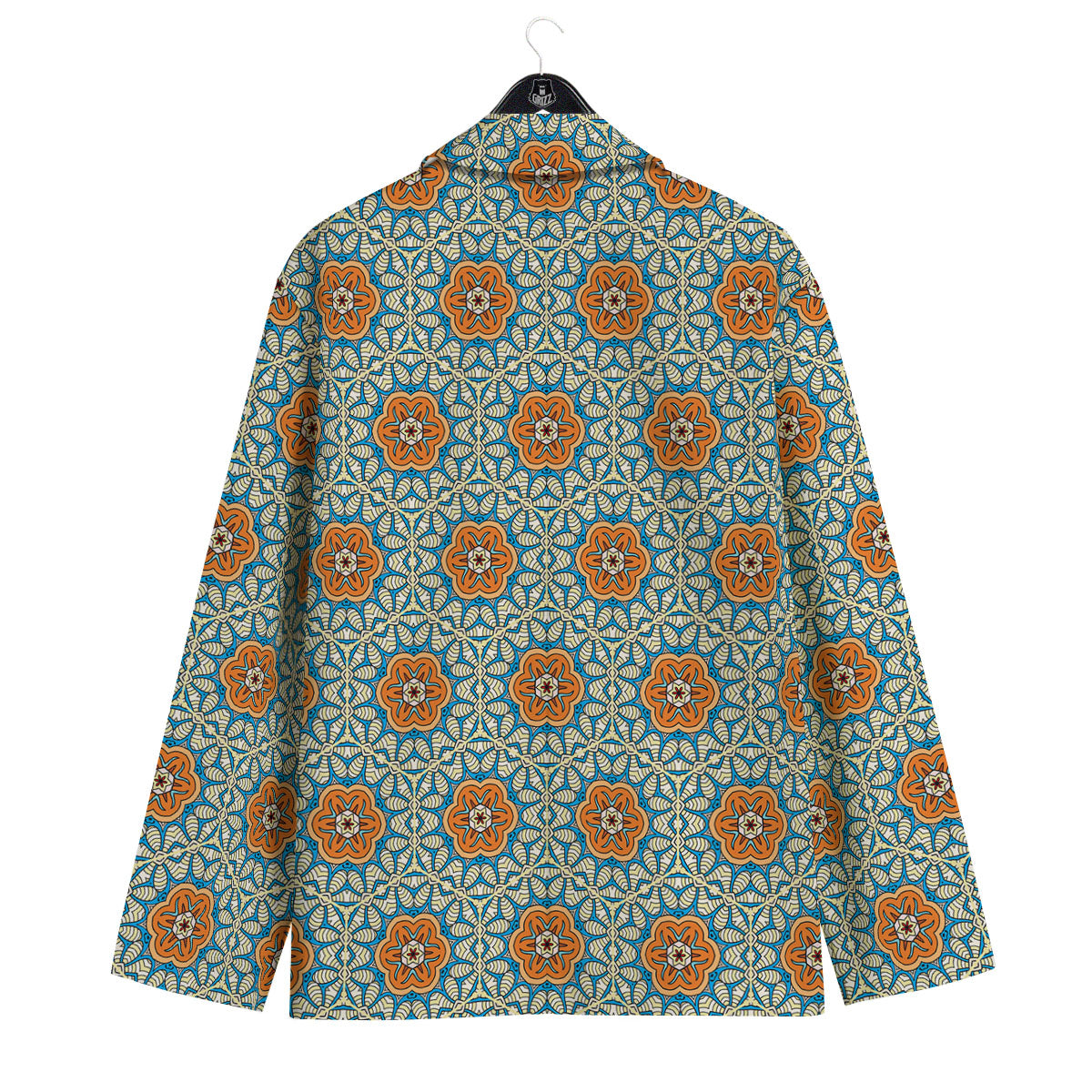 Bohemian Mandala Floral Print Pattern Men's Sport Coat-grizzshop