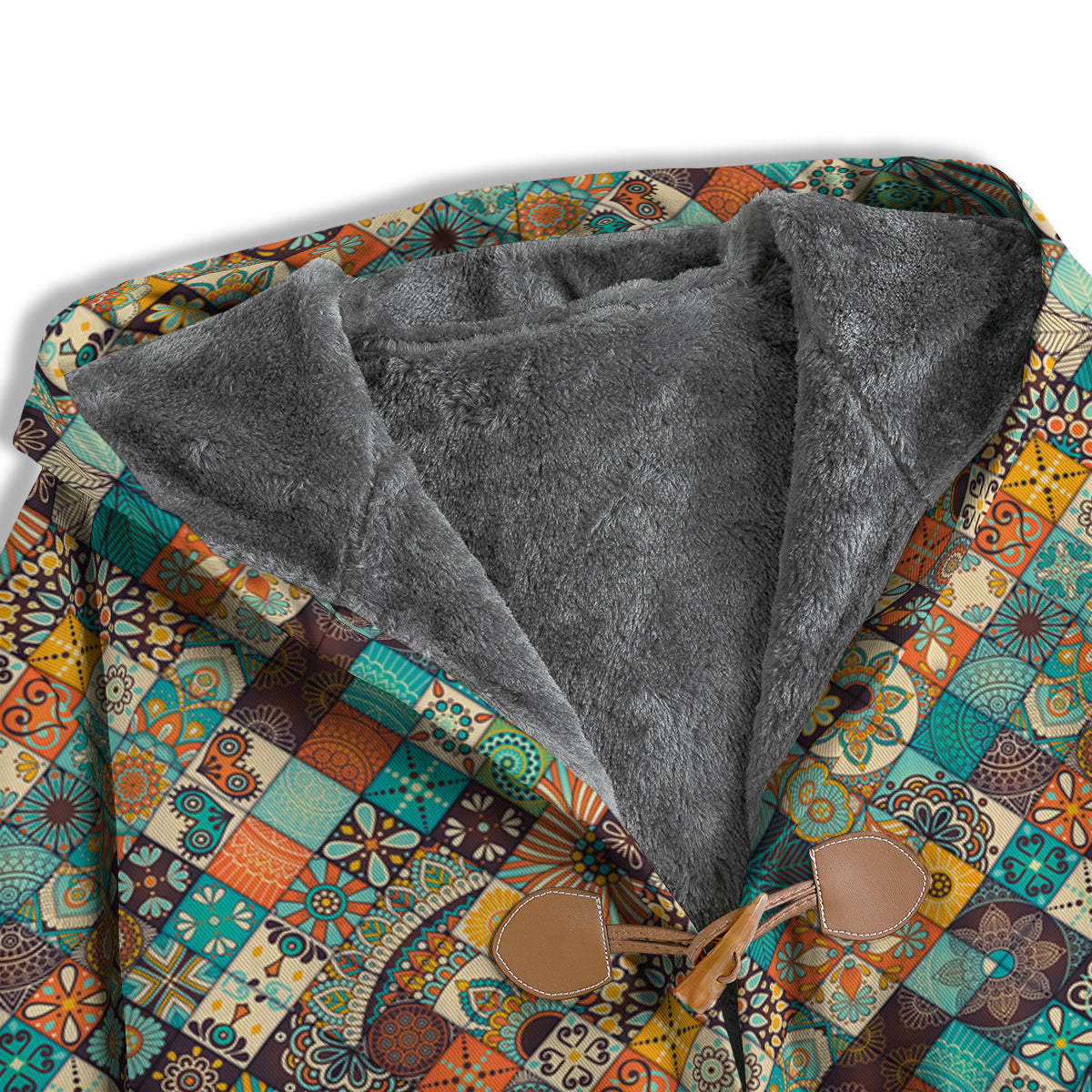 Bohemian Mandala Floral Vintage Print Pattern Men's Windbreaker Jacket-grizzshop