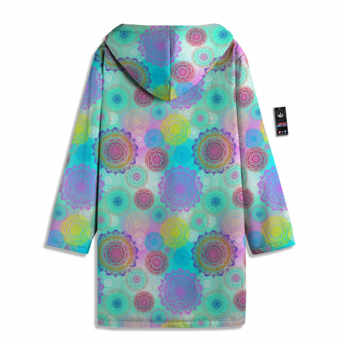 Bohemian Mandala Pastel Print Pattern Men's Windbreaker Jacket-grizzshop